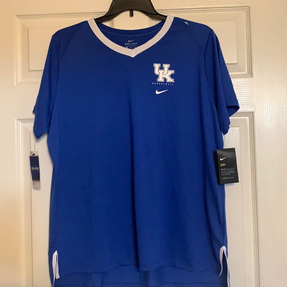 Nike dri fit UK Basketball v neck shirt 2xl